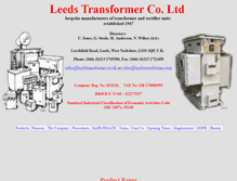 Tablet Screenshot of leedstransformer.co.uk